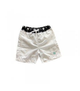White swimming Shorts for Boy andpalm trees